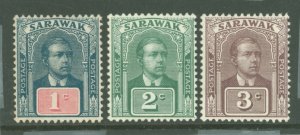 Sarawak #50-52v