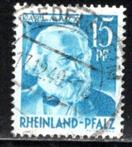 Germany - under French occupation Scott # 6N21, used