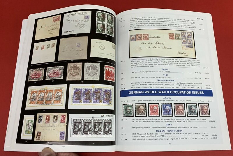 Germany: Especially WWII Occupation Issues, Cherrystone, Oct. 28, 2009, Catalog 