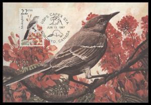 #2330 Mockingbird Wildlife Maxi FDC
