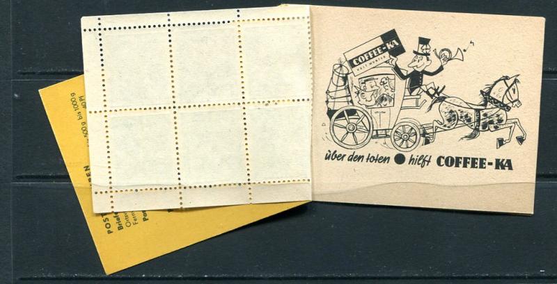 Germany 1957 Complete booklet LP98/57  Mi MH 2 MNH Cv 200 euro 7302