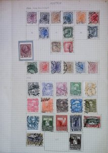 Austria Mint MH* and Used Stamps 2 Scans LR87-