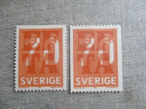 Sweden, Scott#717-718, MNH