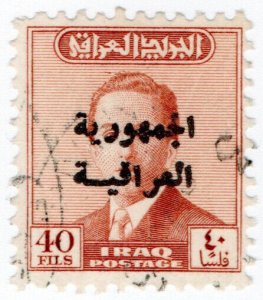 (I.B) Iraq Postal : Palestine Overprint 40f