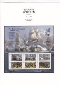 SA03 Grenada 2011 Worlds Famous Ships Victory souvenir sheet