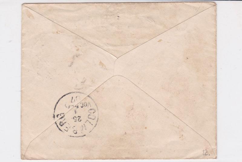 bavaria 1907  stamps cover ref 21296