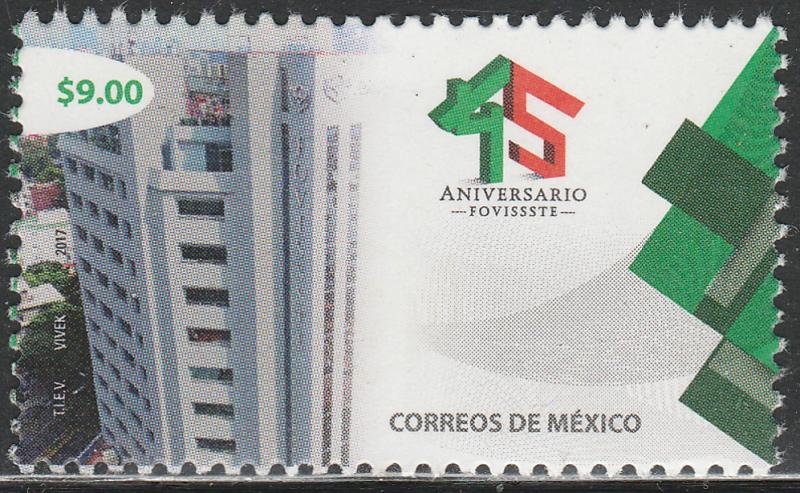 MEXICO 3068, FOVISSTE - GOVMT HOUSING ORG FOR BUREAUCRATS. VF MNH