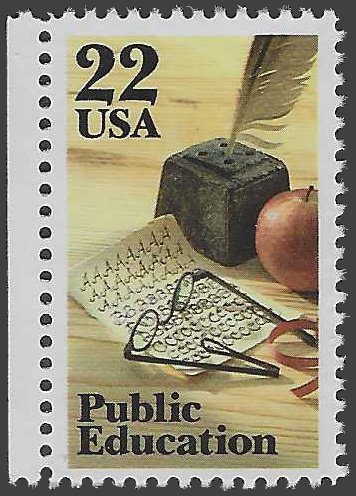 #2159 22c Public Education 1985 Mint NH