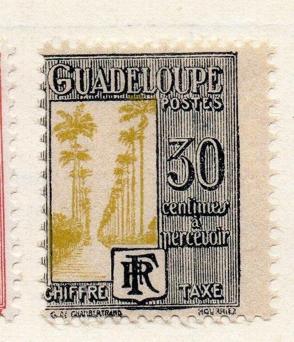 Guadeloupe 1935 Early Issue Fine Mint Hinged 30c. 109625