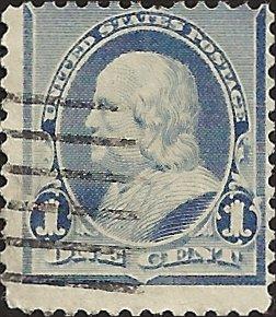 # 219 DULL BLUE USED BEN FRANKLIN SCV-0.75