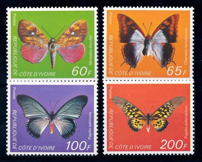 [65612] Ivory Coast 1978 Butterflies  MLH