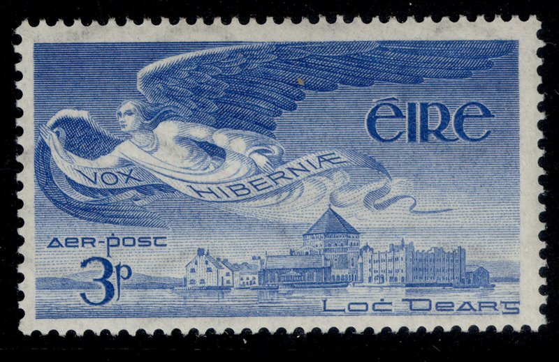 IRELAND GVI SG141, 3d blue, M MINT.