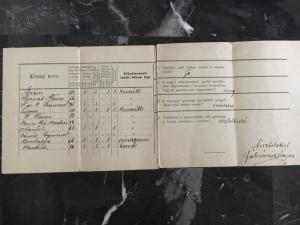 1889 Hungary Report Card Cover Minister Of Agriculture