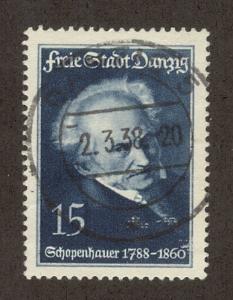 DANZIG SC# 222 VF U 1938