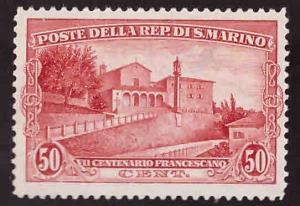 San Marino Scott 111 MH* 1928 stamp slight hinge thin