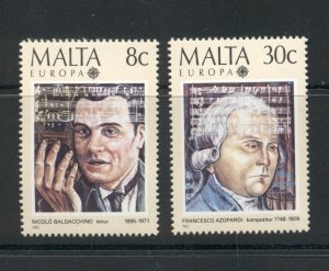 Malta  #660-61  (1985  Europa set) VFMNH CV $4.00