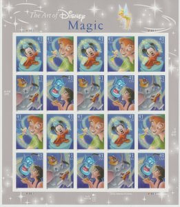 U.S.  Scott# 4195a 2007 The Art of Disney: Magic MNH S/S #2