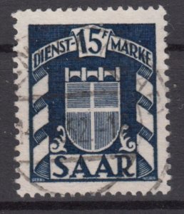 SAAR Official 1949 Sc#O34 Mi#D40 used (DR1457)