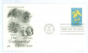 US 1785 1979 UA/FDC, Flowers, Flora