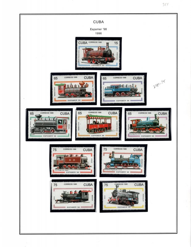MNH STAMPS FROM  CUBA    (365)