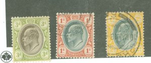 Transvaal #272/275/276 Used Single