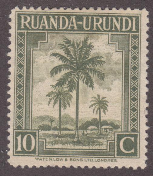 Ruanda-Urundi 69 Palm Trees 1942