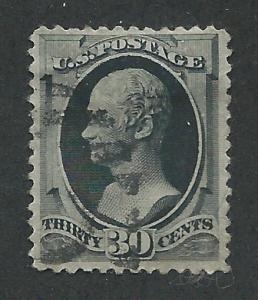 190 used, XF+ 30c. Hamilton, Weiss Cert.  SCV $100