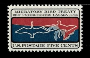 U.S. 1966 - Migratory Bird Treaty, 50 Years - Individual - MNH