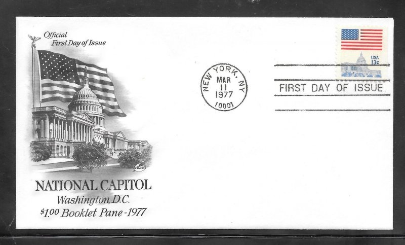 Just Fun Cover #1623 FDC Artcraft Cachet. (A1459)