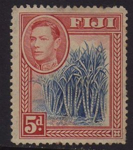 Fiji 1938 KGVI Sc 123 (toning) MNH