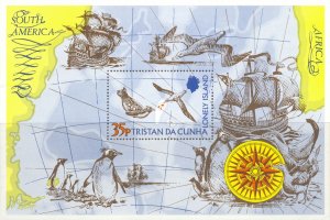 Tristan da Cunha Scott #'s 195 MNH