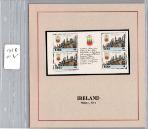 Ireland Souvenir Sheet # 708 B