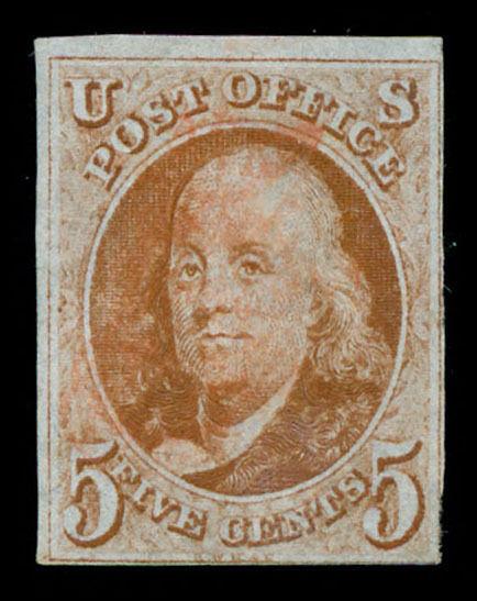 momen: US Stamps #1b Used F/VF