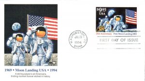 #2842 First Moon Landing Fleetwood FDC