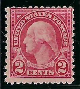 US Scott #579 Mint hinged Fine