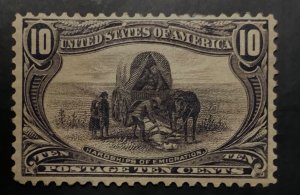 US scott#290 MHR OG nice centering 1898 10c Trans Mississippi Exposition