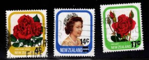 New Zealand Scott 693-695 Used 1979 Surcharge set