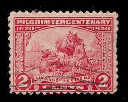 USA Scott 549 Used Pilgrim stamp