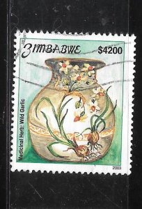 ZIMBABWE SC# 935 2003 VASE COMMEMORATIVE POSTALLY USED XF STAMP