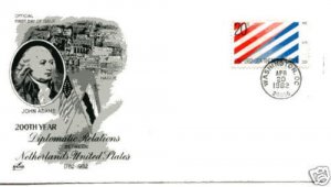 2003  U. S. & Netherlands Artcraft Circle Cancel FDC