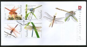 Namibia 2007 Dragonflies Insect Animals 4v FDC # 16633