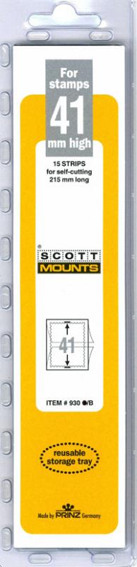 Scott Mounts Black 41mm STRIP 215, (Pgk. 15)(00930B)