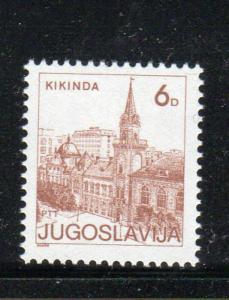 YUGOSLAVIA #1713  1984  6d  KIKINDA  MINT VF NH O.G