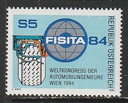 1984 Austria - Sc 1271 - MNH VF - 1 single - Automobile Engineers Congress