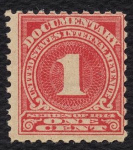 #R207 1c Documentary, Mint OG NH [13] **ANY 5=FREE SHIPPING**