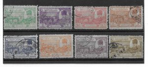 Turkey Sc #625-632  set of 8 used FVF