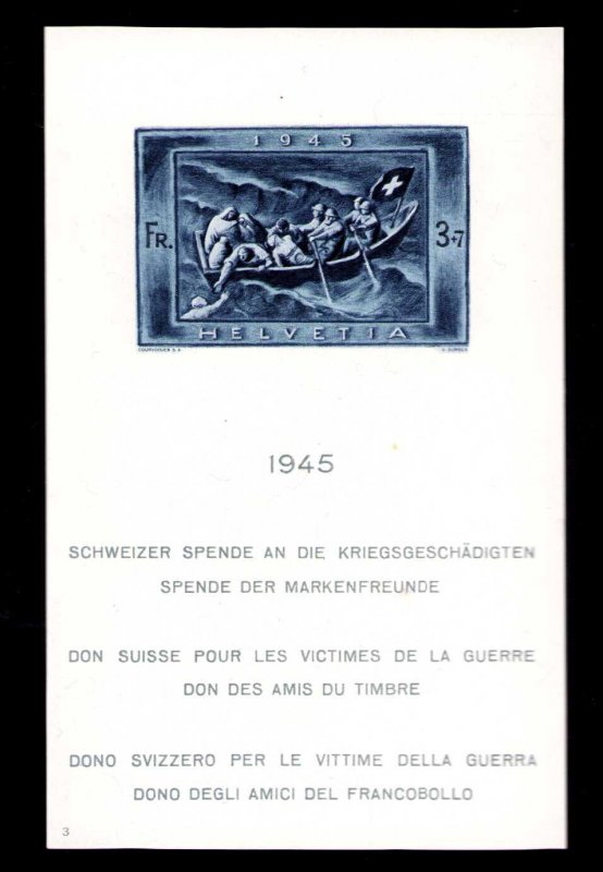 Switzerland Stamps # B143 MLH VF Souvenir Sheet Scott Value $130.00