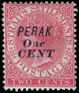 Malaya / Perak Scott 28a Gibbons 53 Mint Stamp