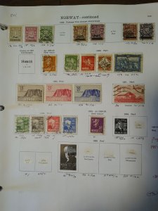 collection on pages Norway 1929-35 CV $185