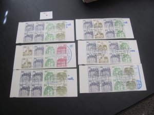 GERMANY AND BERLIN 6 USED BOOKLETS (196)